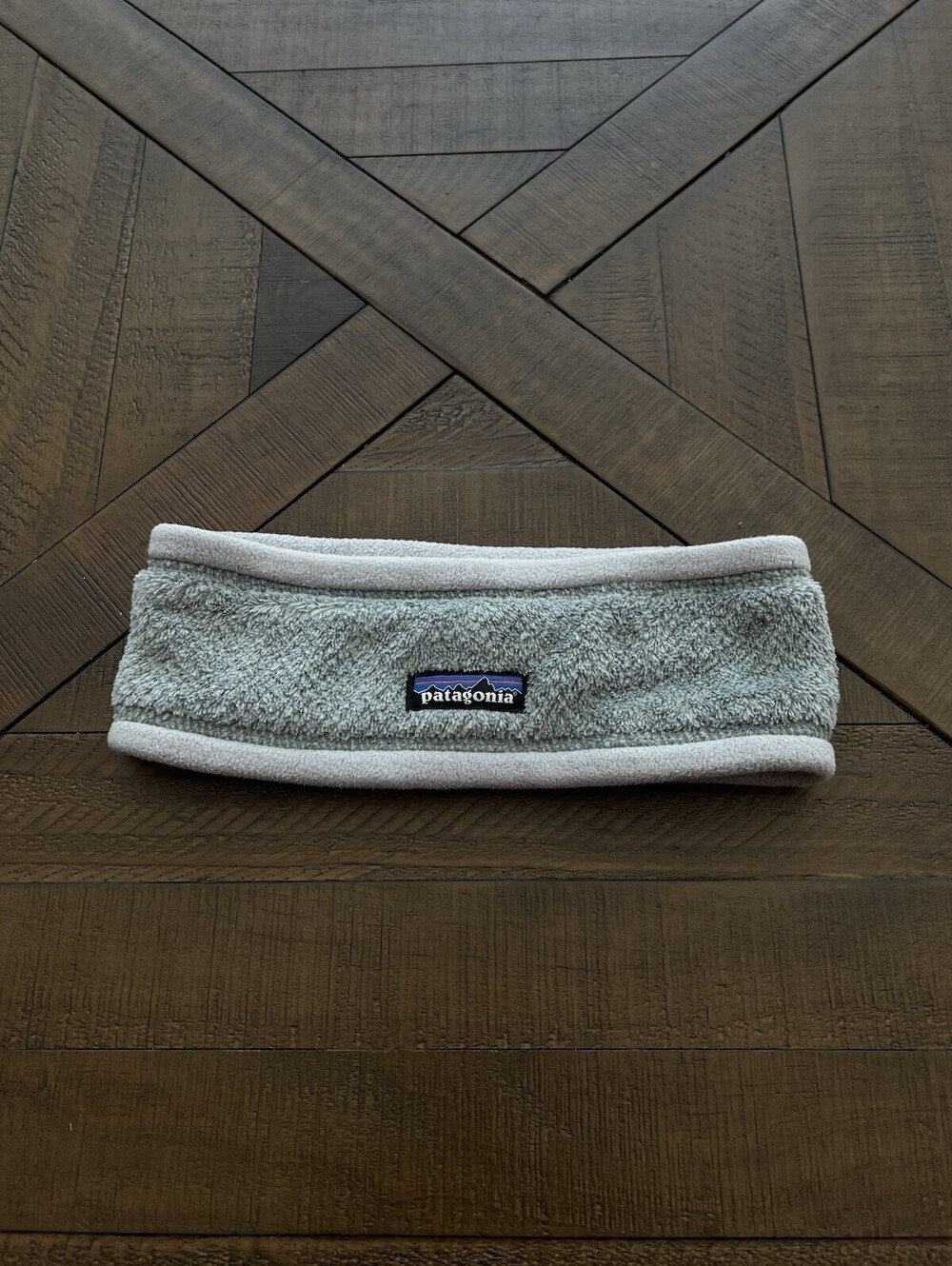 Patagonia Headband Womens One Size Gray Fuzzy Fleece